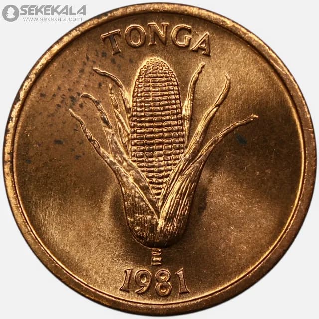 سکه 1 سنیتی کمیاب تونگا 1981 (UNC)