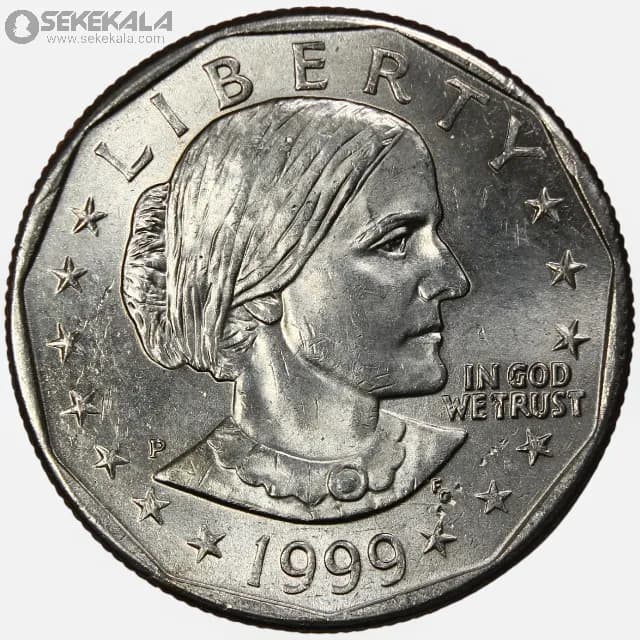 سکه 1 دلار آمریکا 1999 P (سوزان)(UNC)