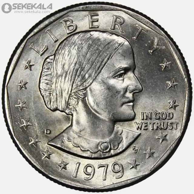 سکه 1 دلار آمریکا 1979 D (سوزان)(UNC)