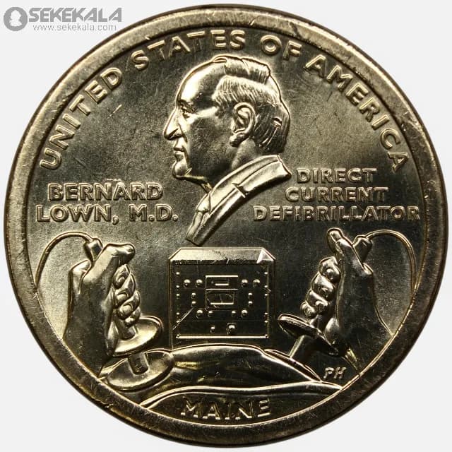 سکه 1 دلار یادبودی آمریکا 2024 (MAINE)(UNC)