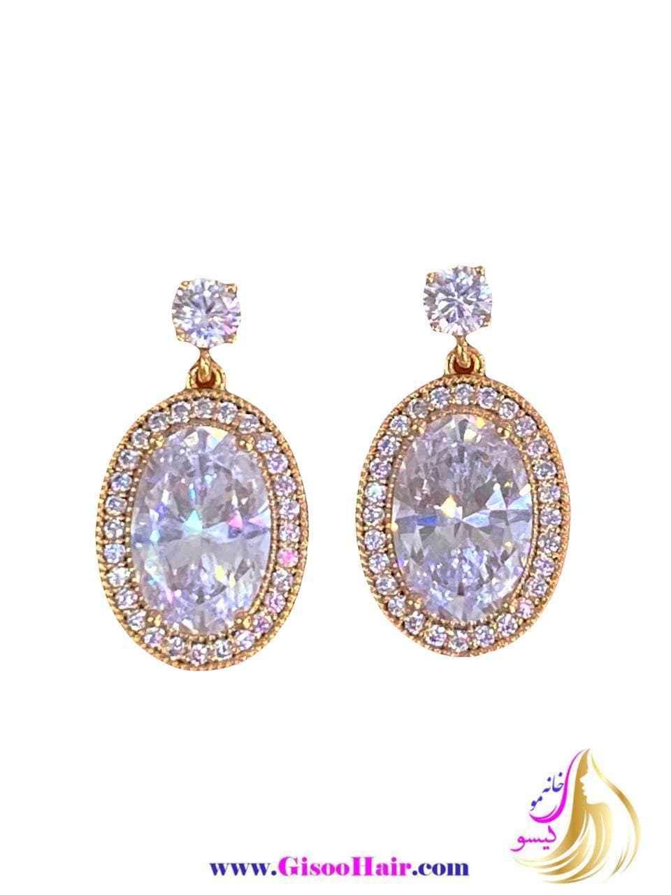 گوشواره میخی ژوپینگ مدل مجلسی زنانه