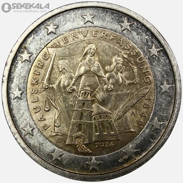 سکه 2 یورو یادبودی آلمان 2024 (AU)