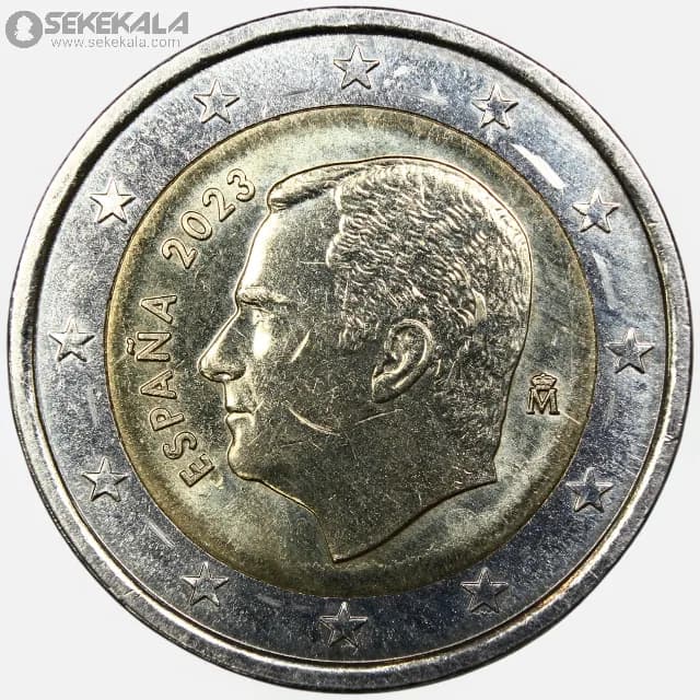 سکه 2 یورو اسپانیا 2023 (AU)
