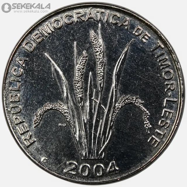 سکه 5 سنتاوو کمیاب تیمور شرقی 2004