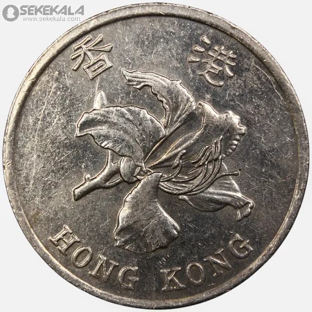 سکه 1 دلار هنگ کنگ 1998 (AU)