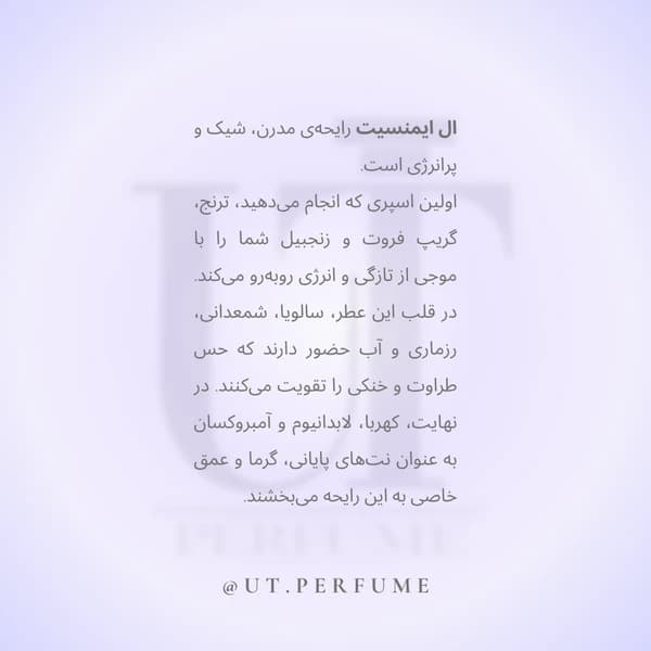 عطر لویی ویتون ال ایمنسیته مردانه | Louis Vuitton – L’Immensité — تصویر ۴