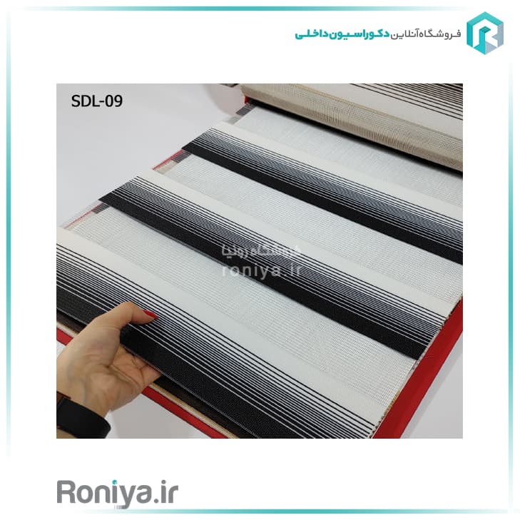 پرده زبرا پلیسه ریز کد SDL-08 — تصویر ۲