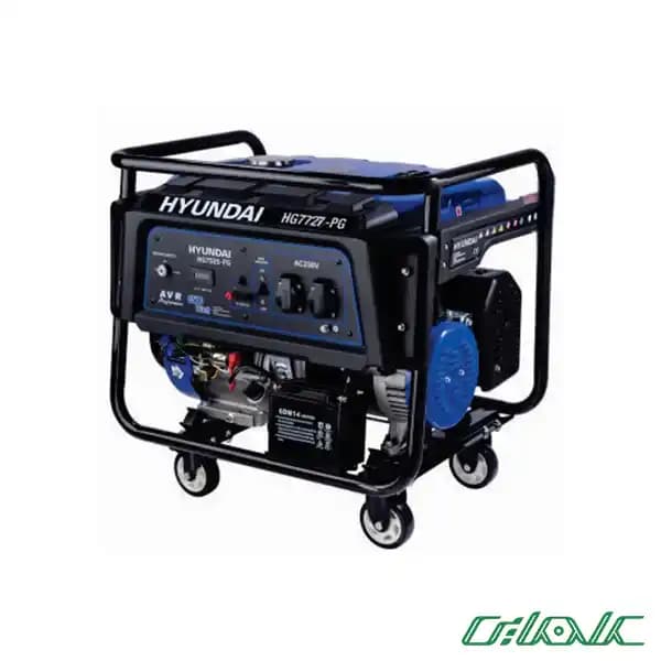 موتور برق بنزینی هیوندای مدل HG7727-PG (ژنراتور بنزینی)