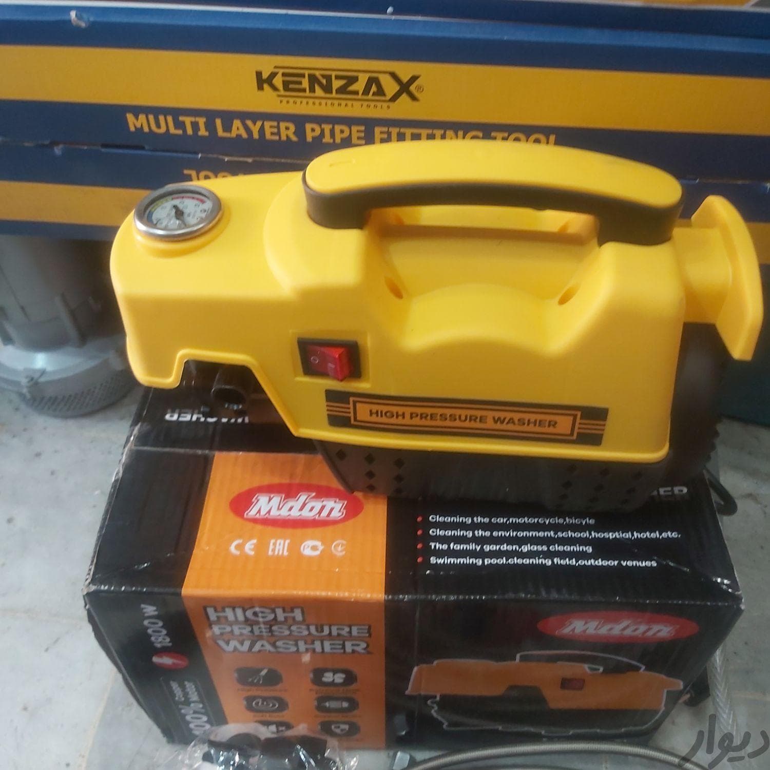 کارواش دینامی 1800 وات مدون مدل MD-90-SL — تصویر ۴