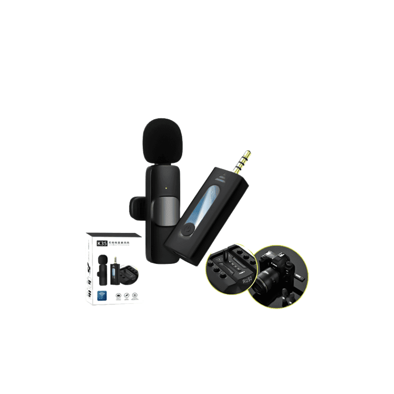 میکروفون یقه ای بیسیم K35 Wireless Microphone — تصویر ۳