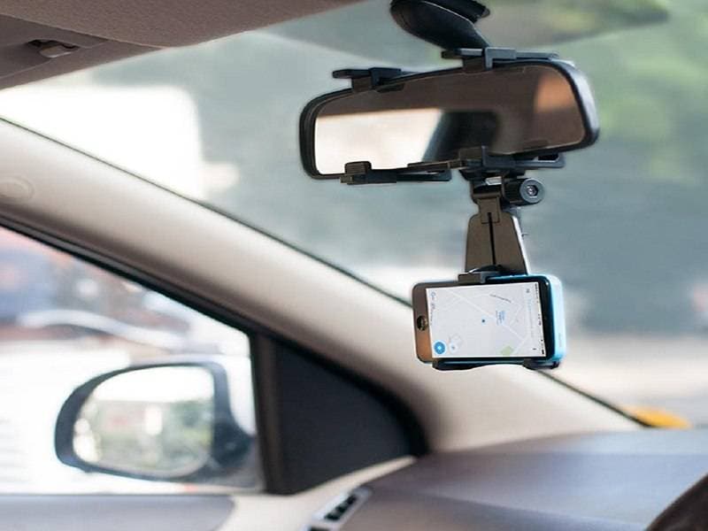 هولدر موبایل آینه ماشین Car Rearview Mirror — تصویر ۲