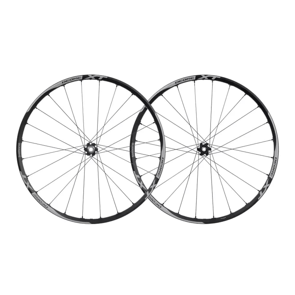 طوقه(رینگ) کامل جلو و عقب دوچرخه شیمانو مدل shimano deore xt wh-m785 24H سایز 26