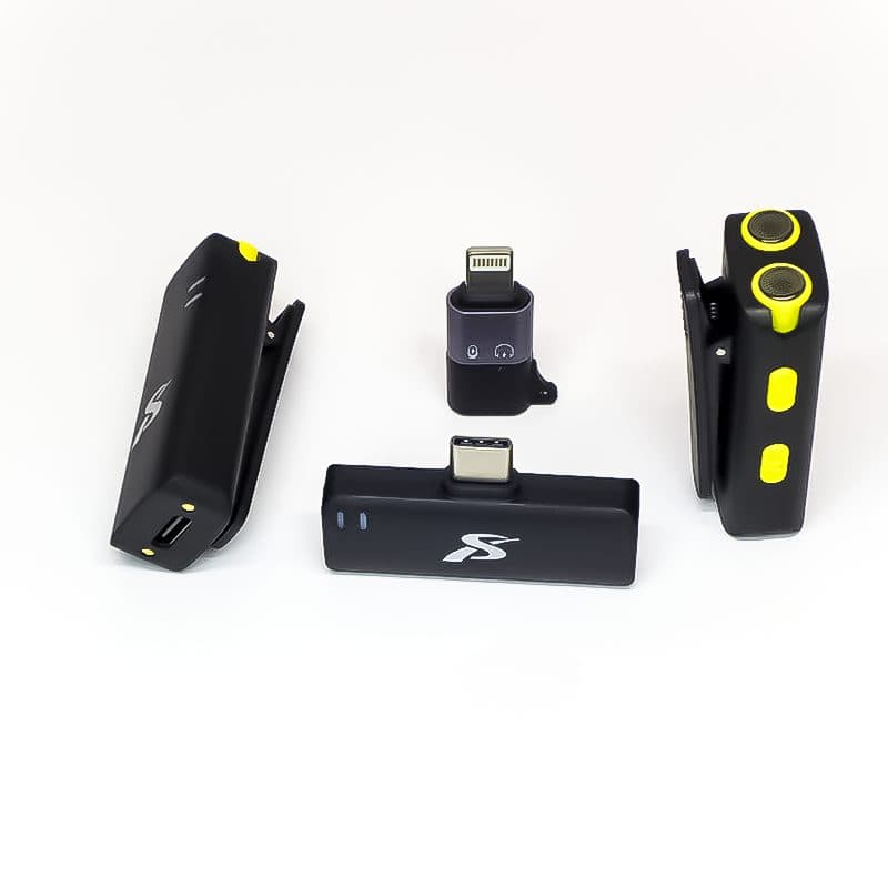 میکروفون یقه ای بیسیم SX16 Dual | دو کاربره — تصویر ۵