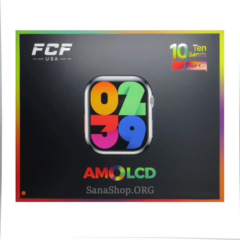 ساعت هوشمند FCF HK9 | همراه 10 عدد بند هدیه — تصویر ۴