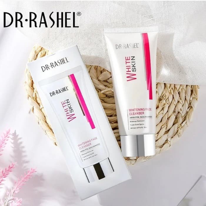 شوینده سفید کننده دکتر راشل Dr Rashel مدل وایت اسکین حاوی نیاسینامید و آربوتین — تصویر ۴