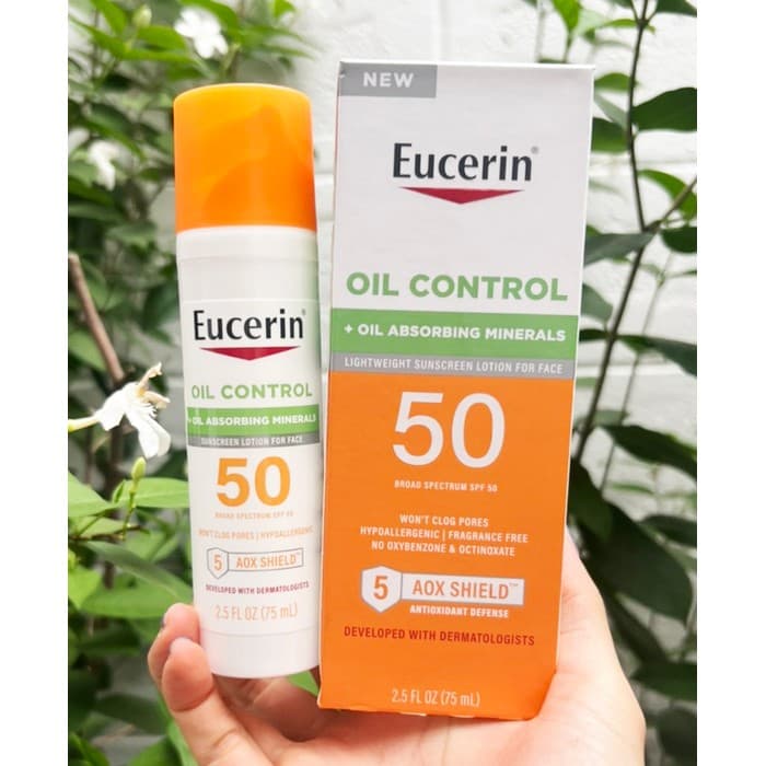 لوسیون ضد آفتاب اوسرین Eucerin اویل کنترل پوست چرب Oil Control — تصویر ۲