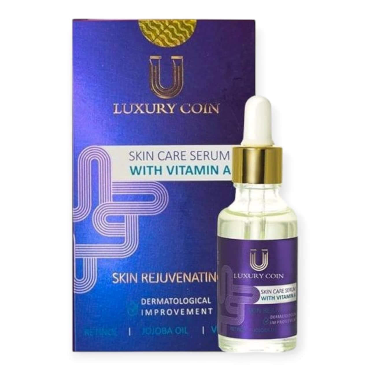 سرم ویتامین آ لاکچری کوین LUXURY COIN حاوی Vitamin A حجم 20 میل
