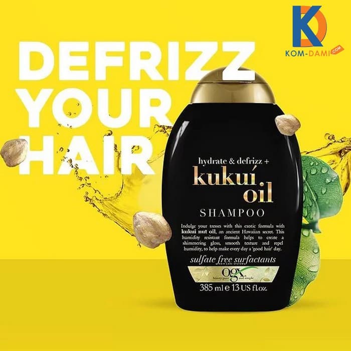 شامپو او جی ایکس OGX مدل کوکو اویل Kukui Oil ضد وز مشکی اصل 385 میل — تصویر ۲