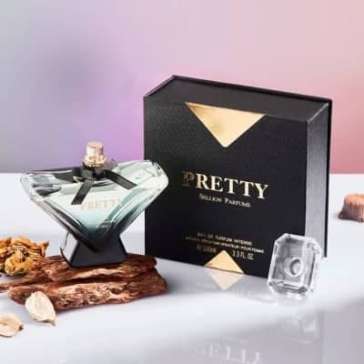 عطر ادکلن پرتی / پریتی اینتنس مشکی اصلی و اورجینال سلیون SELLION PRETTY INTENSE BLACK 100ml