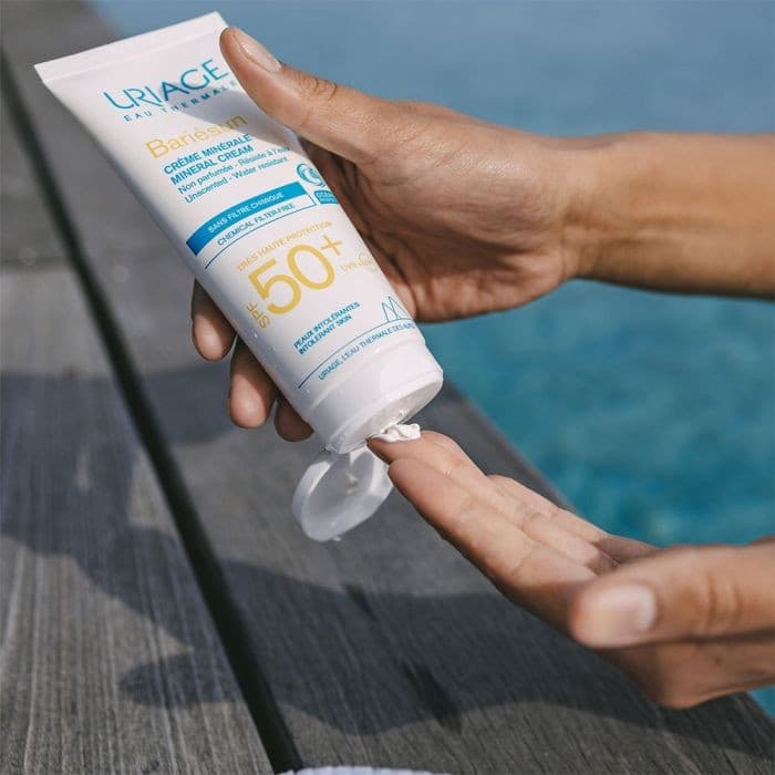 کرم ضد آفتاب بی رنگ اوریاژ Uriage مدل بریسان Bariesun حجم 100 میل SPF 50+ — تصویر ۳