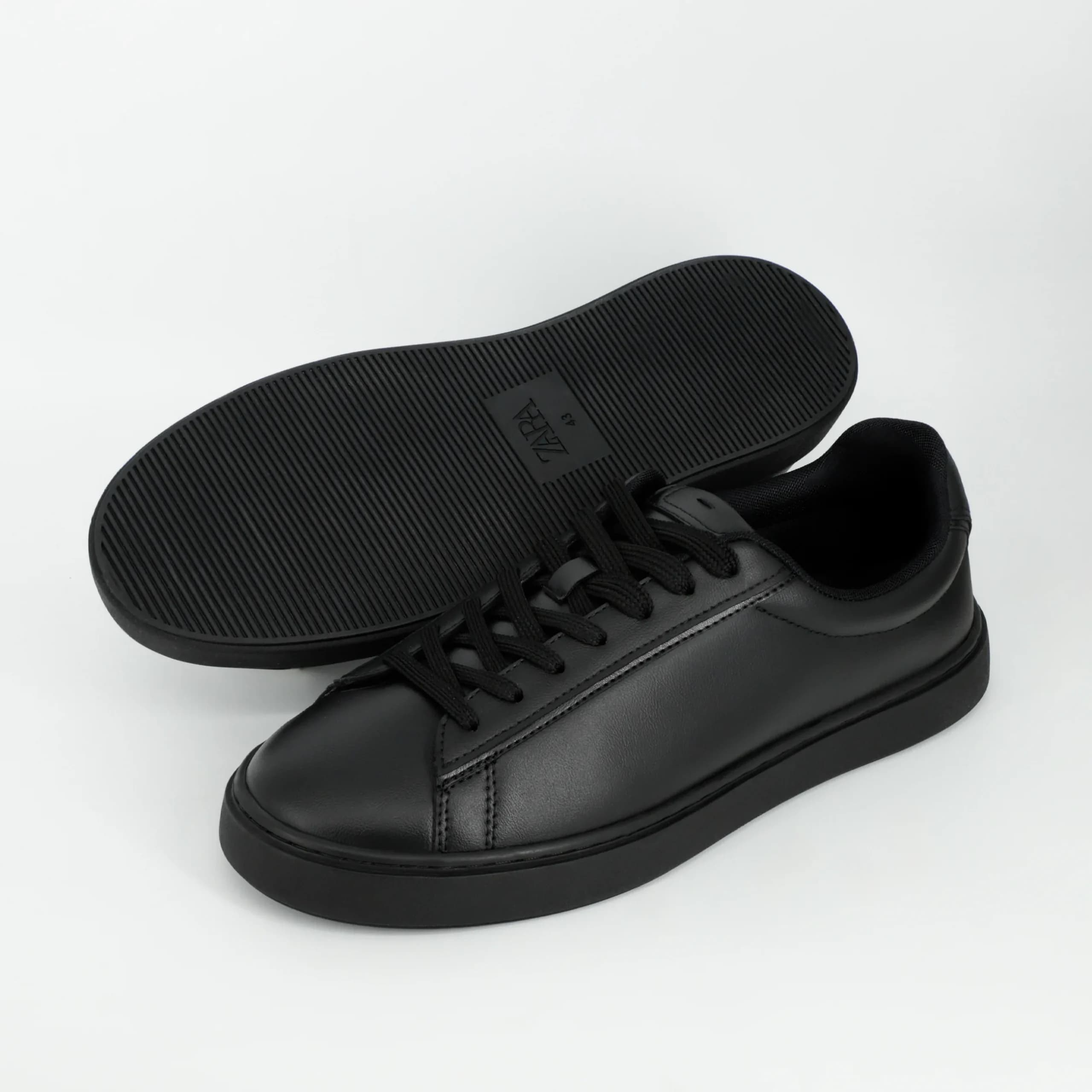 کتونی ونس زارا ZARA مردانه رنگ مشکی کد 2897 — تصویر ۲