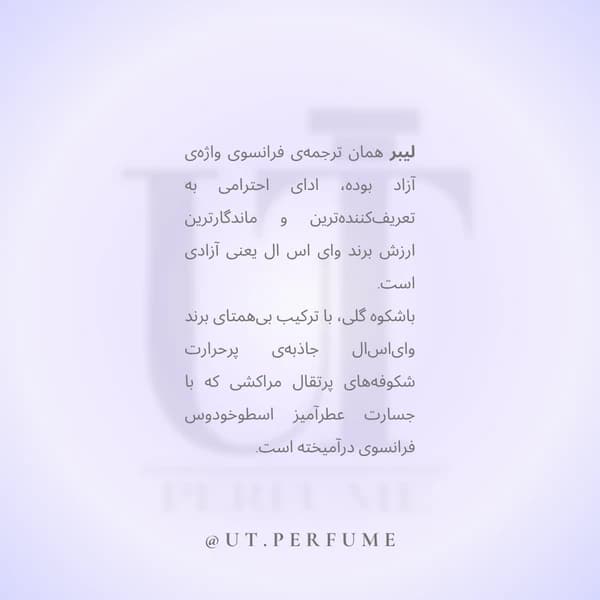 عطر ایو سن لورن لیبره زنانه | Yves Saint Laurent – Libre — تصویر ۴