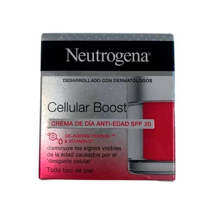 کرم ضد چروک روز نوتروژینا (نیتروژنا) Neutrogena ضد پیری مدل Cellular Boost — تصویر ۲