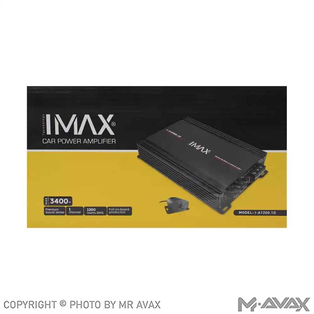 آمپلی فایر 1 کانال آیمکس مدل I-A1200.1D — تصویر ۵