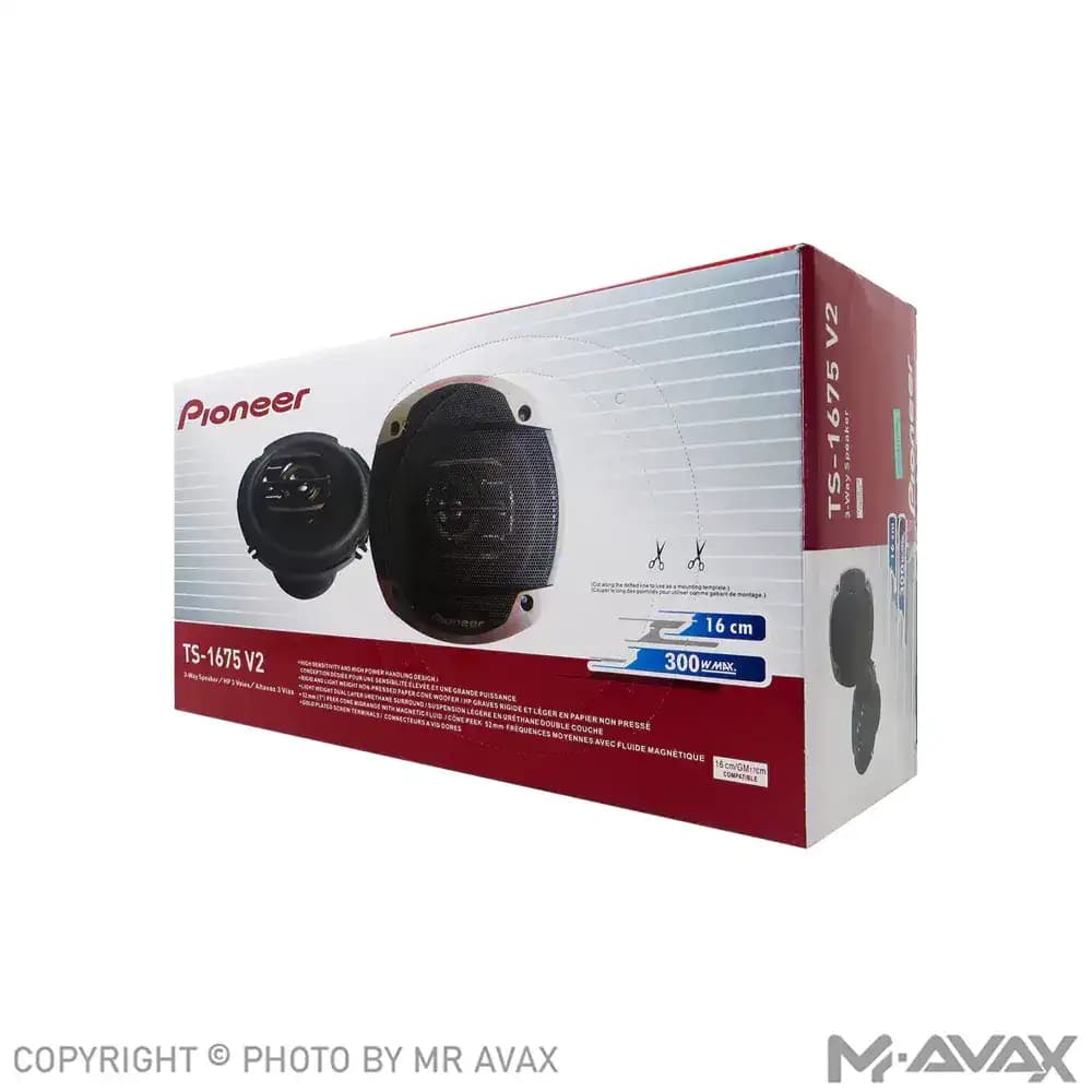 باند گرد 6 اینچ پایونیر مدل TS-1675V2(دو عددی) — تصویر ۴