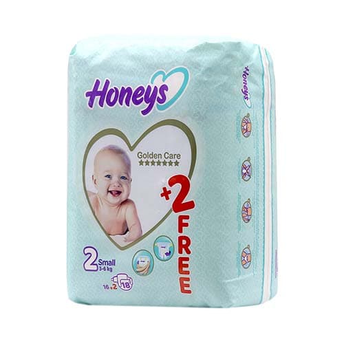 پوشک سايز 2 بسته 16ع+2ع رايگان هانيز