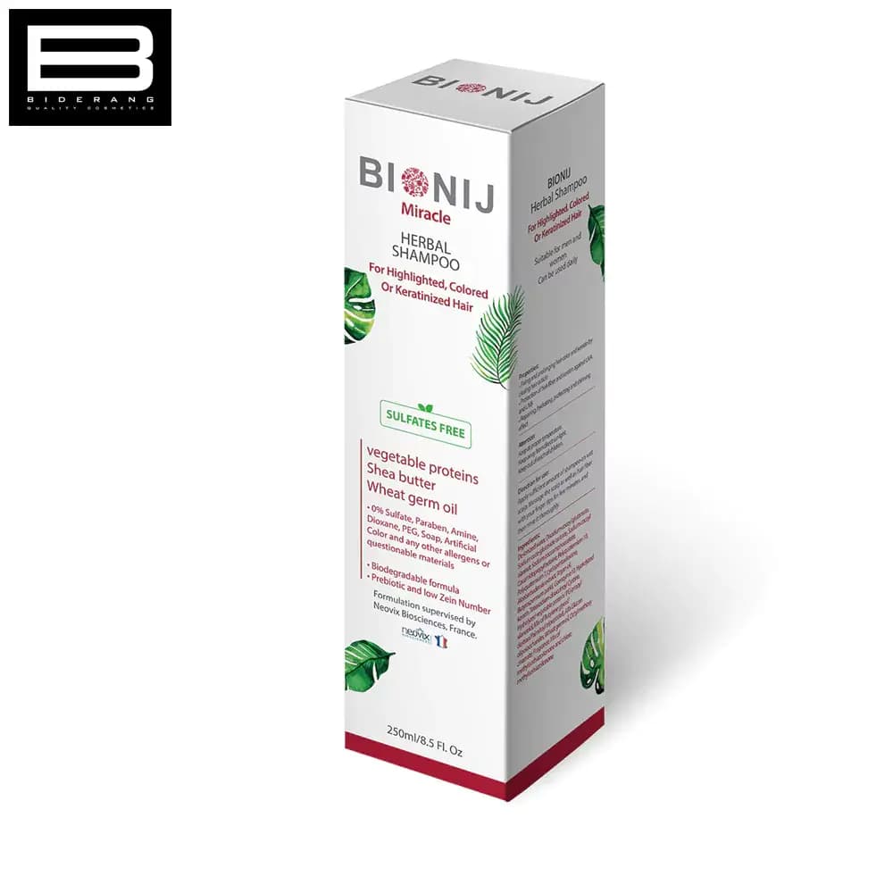 شامپو موهای کراتینه بیونیج مدل Miracle حجم 250ml — تصویر ۴