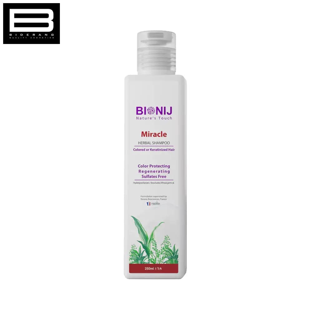 شامپو موهای کراتینه بیونیج مدل Miracle حجم 250ml