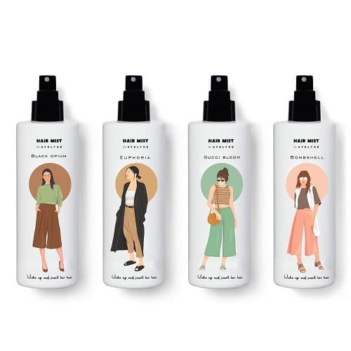 عطر مو های زنانه و جذاب Hair Mist Avelyne | حجم 250 میل (شرکتی)