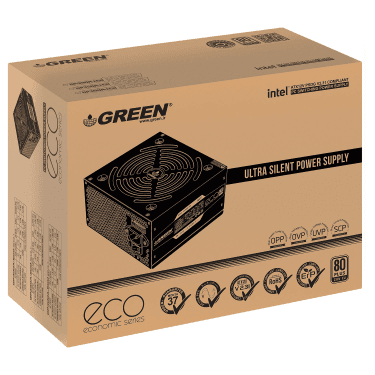 پاور 350W گرین مدل GP350A-ECO Rev3.1 — تصویر ۶