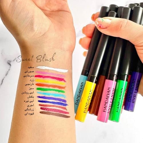 خط چشم های رنگی اورجینال Handaiyan Eyeliner🌈 — تصویر ۲