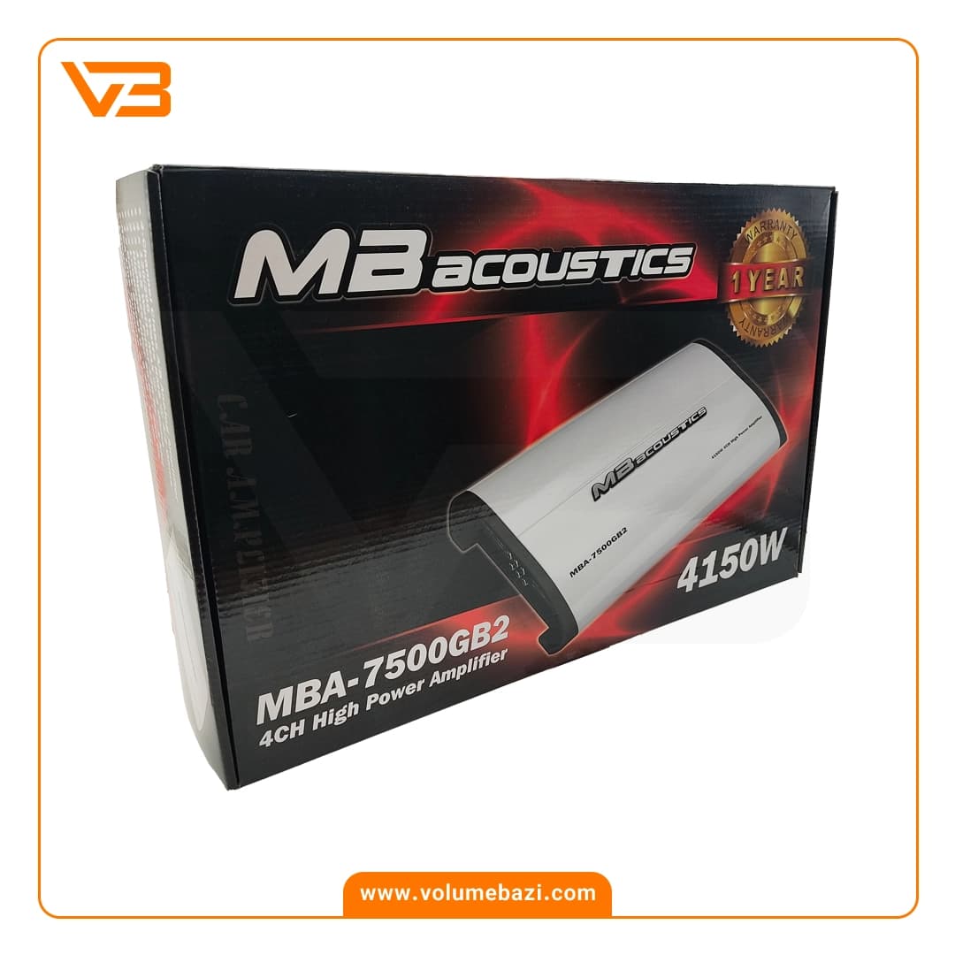 آمپلی ام بی آکوستیکس مدل MBA-7500GB2 — تصویر ۵