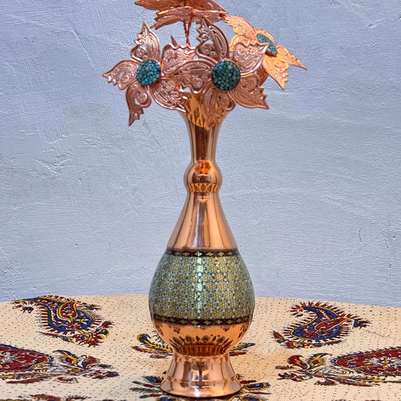 گلدان خاتم کاری سایز 20