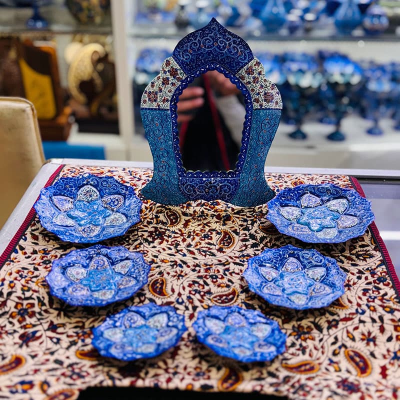 هفت سین میناکاری مدل اسلیمی