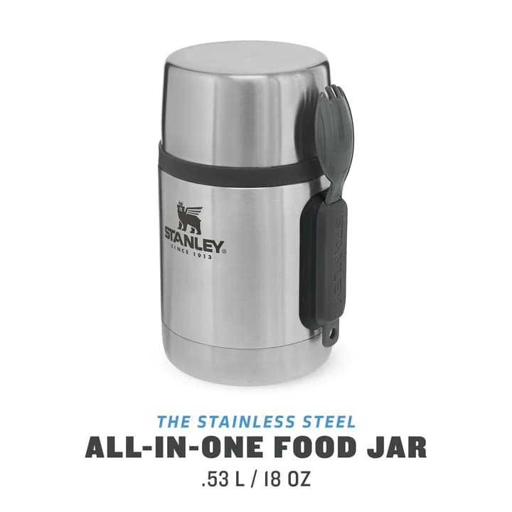 فلاسک غذا استنلی Adventure Stainless Steel All-in-One Food Jar 530mL — تصویر ۵