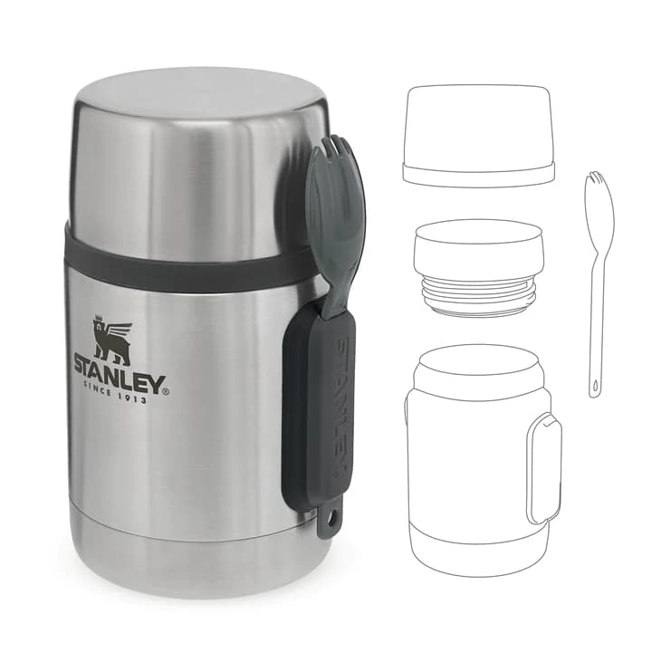 فلاسک غذا استنلی Adventure Stainless Steel All-in-One Food Jar 530mL — تصویر ۴