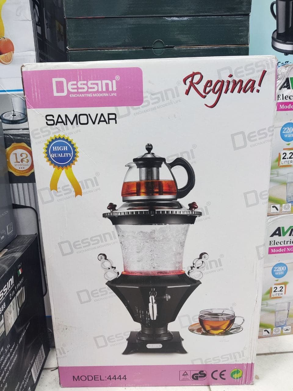 سماور برقی دسینی اصل ایتالیا مدل 4444 — تصویر ۳
