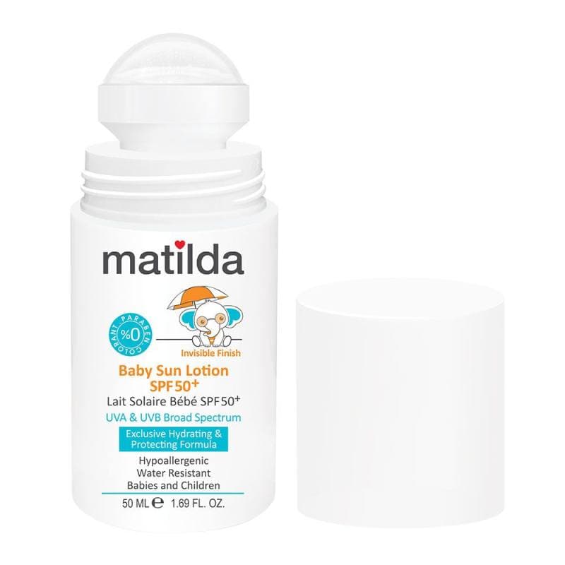 لوسیون ضدآفتاب کودک SPF 50 ماتیلدا 50 میل