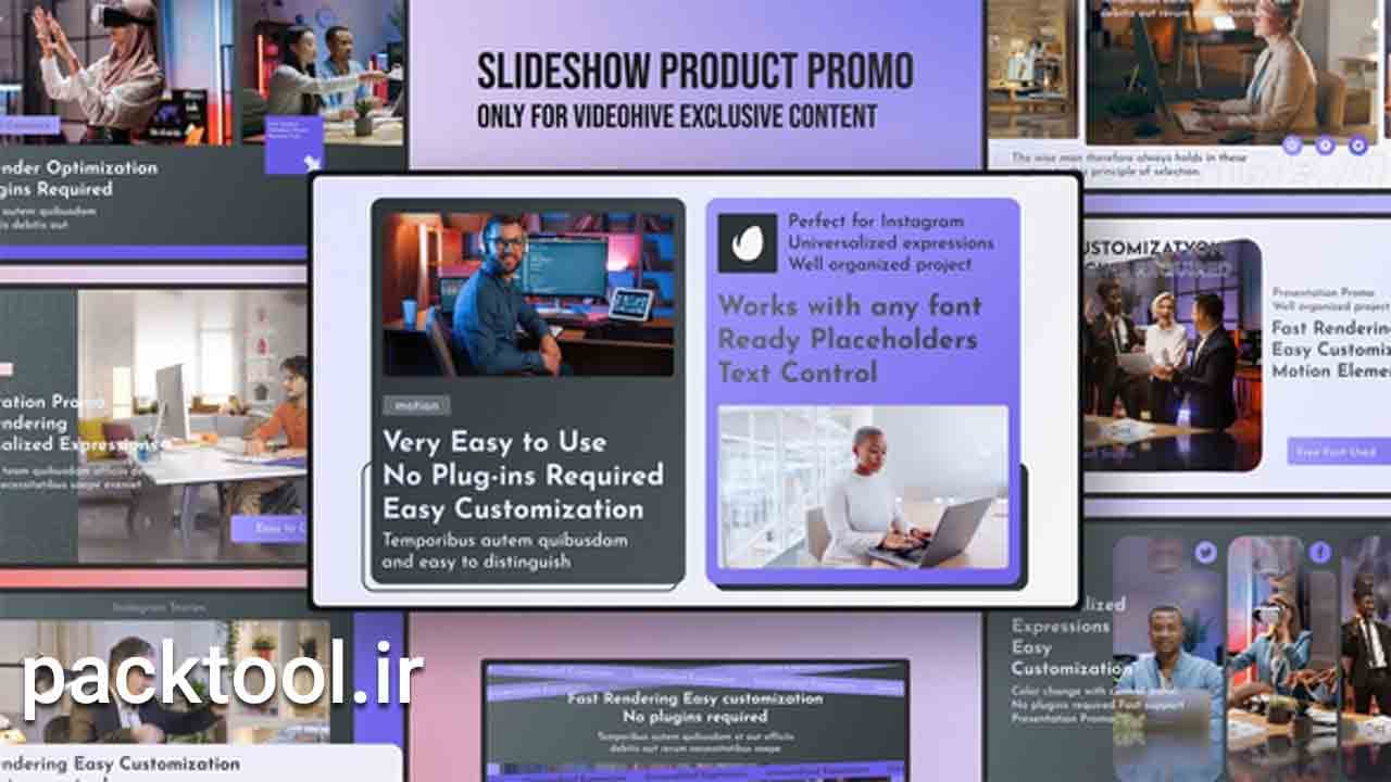 دانلود پروژه پریمیر پرو اسلایدشو آژانس تبلیغاتی Agency Promo Slideshow