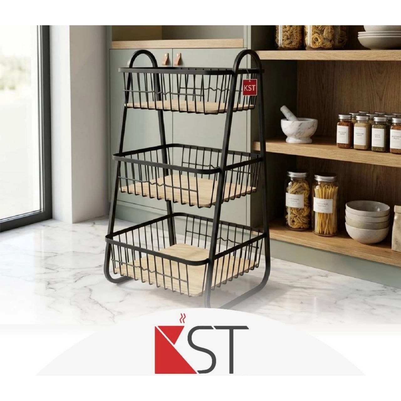 جای سیب زمینی و پیاز هرمی KST-5704 کی اس تی