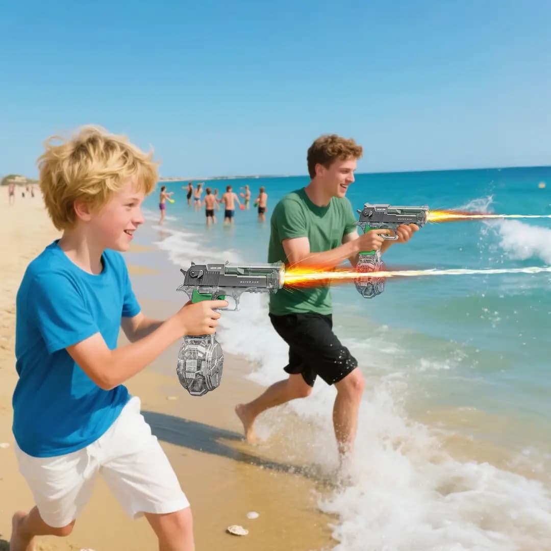 تفنگ آب پاش گرین لاین Green Lion GN85-Water Gun with Electric Continuous Shooting GN85ELEWGN — تصویر ۴