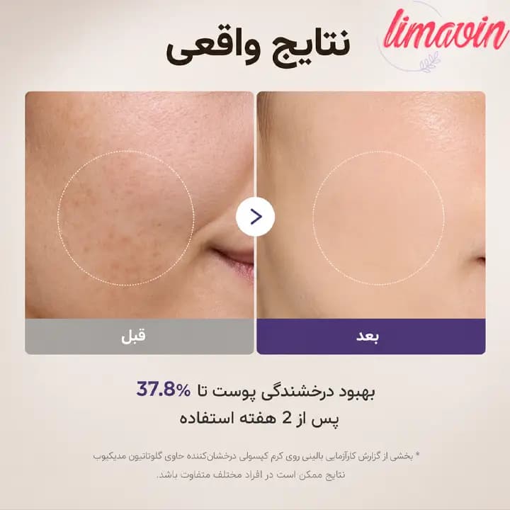 کرم کپسولی گلوتاتیون مدی کیوب جوانساز و درخشان کننده 50 میلی لیتر — تصویر ۶
