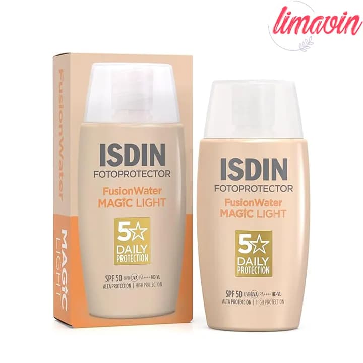 ضد آفتاب رنگی مجیک لایت فیوژن واتر spf50 ایزدین حجم 50 میلیلیتر — تصویر ۲