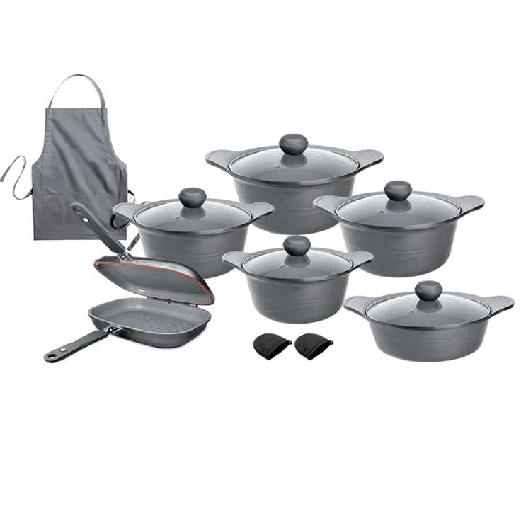 سرویس قابلمه 17 پارچه کره ای D/MGS/146765