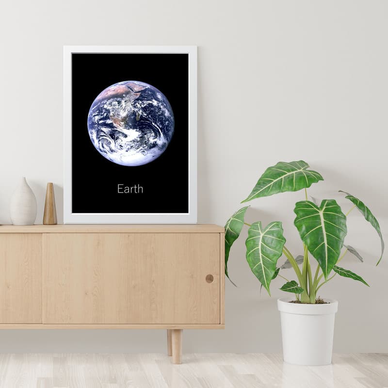 تابلو مدل زمین Earth کد S3009-w — تصویر ۴