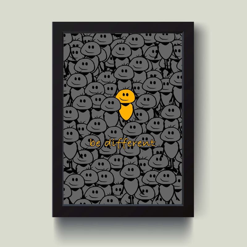 تابلو مدل Be different کدm5022